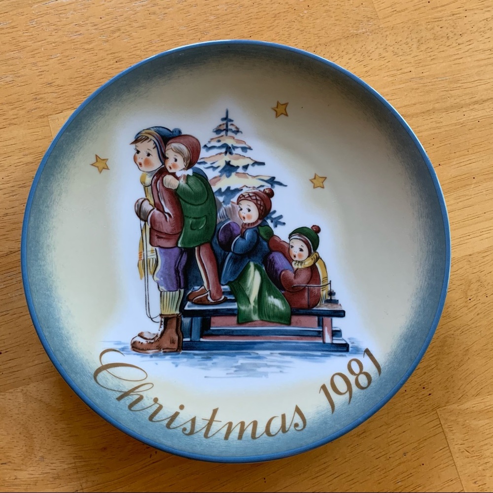 1981 Schmid Hummel Christmas Plate